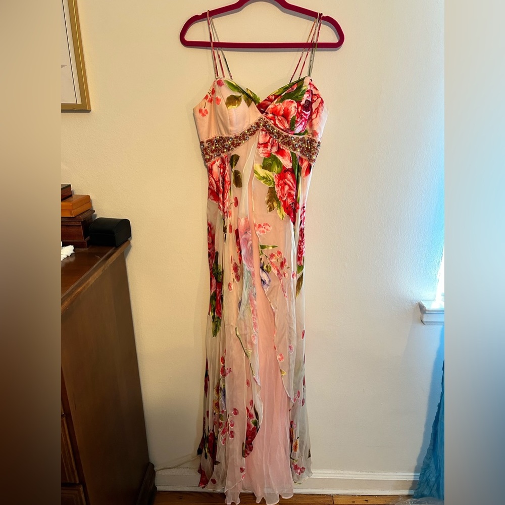 Beautiful Dress with Beading Size 7
